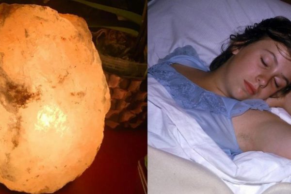 Для чего ставить в спальне солевую лампу