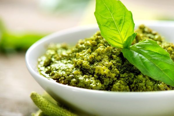 Pesto Sauce. Italian Cuisine