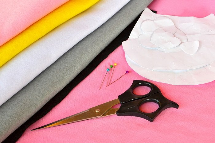 совы из ткани и фетра