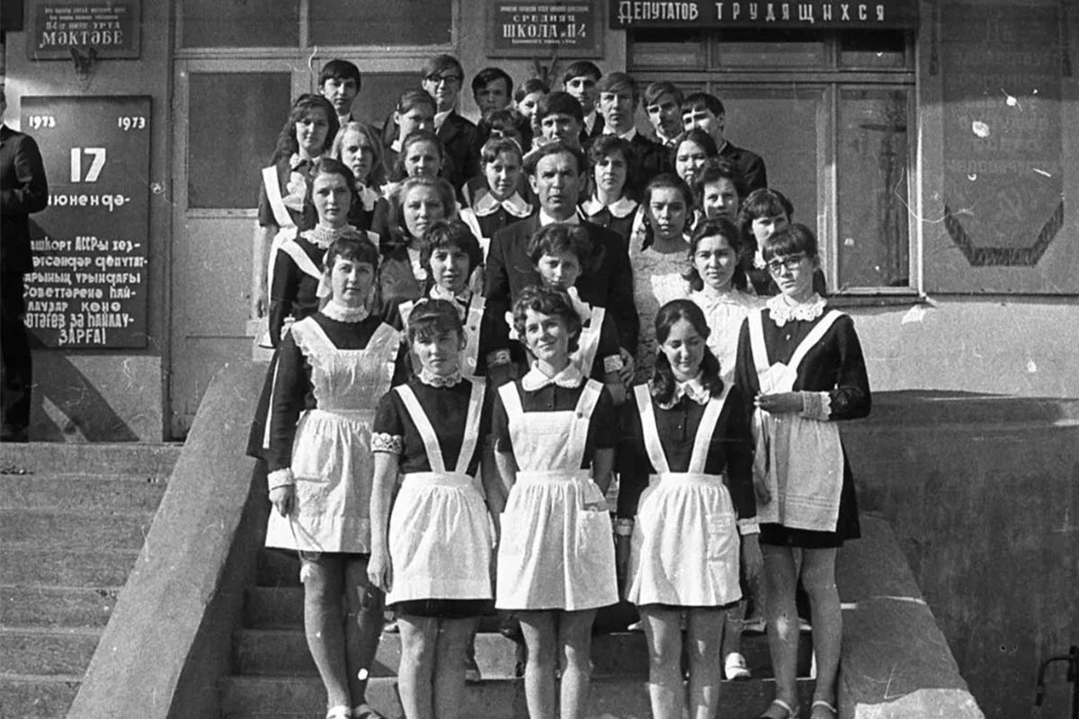 советские школьницы