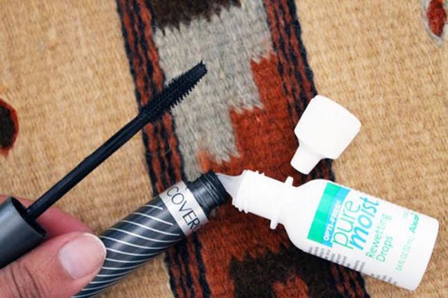 засохшая тушь