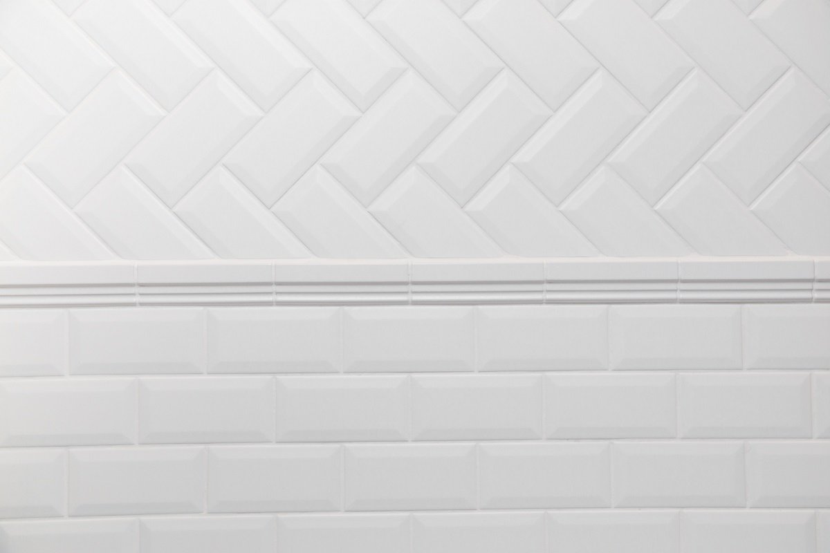 плитка в ванной без уголков