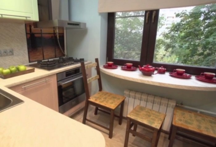 дизайн маленькой кухни интерьер