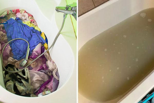 Стираю вещи по бабушкиному принципу, чтобы убрать старые пятна и въевшиеся загрязнения