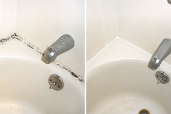 Копеечное средство для удаления плесени в ванной. Чистота на грани фантастики!