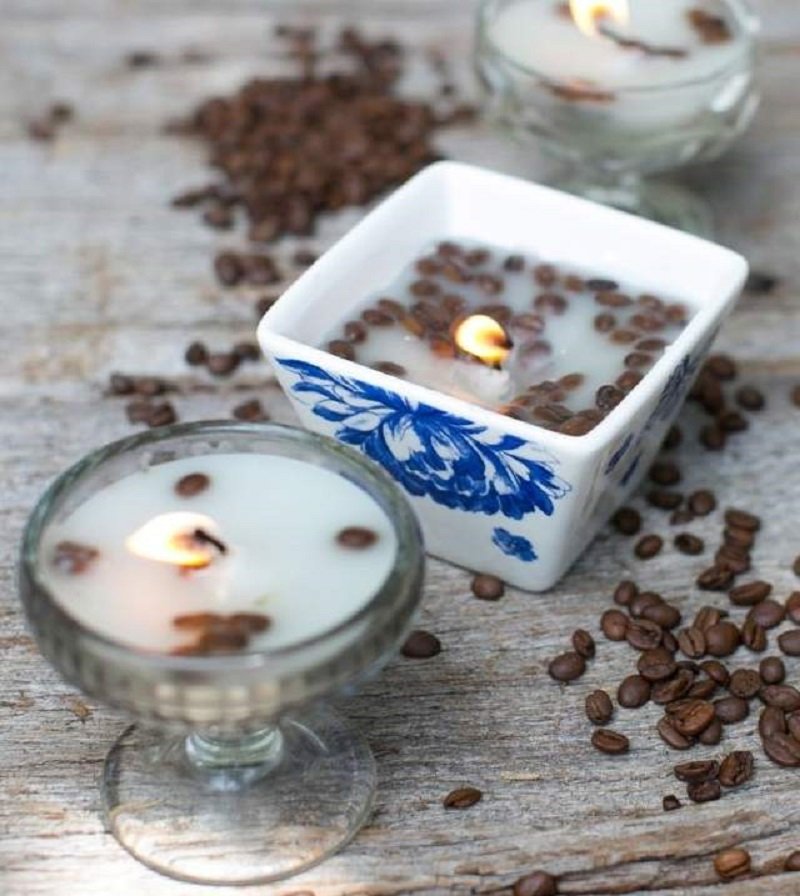 кофейная свеча