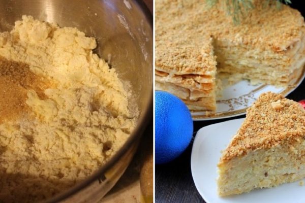 Рецепт торта с кремом из сгущенного молока