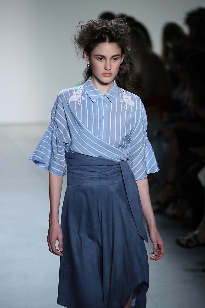 юбка с высокой талией