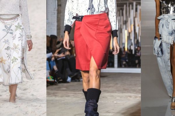 Модные женские образы с юбками