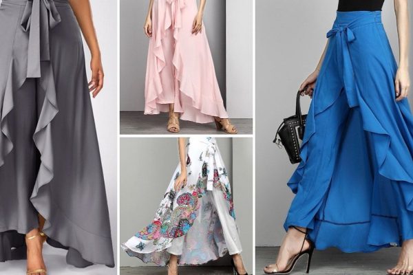Самый женственный и универсальный силуэт: юбки палаццо на все случаи жизни.