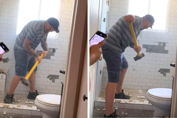 Заказчица не заплатила строителю за ремонт в ванной, и он разнес всё в пух и прах