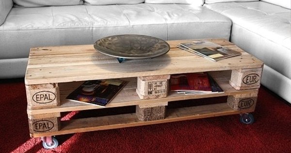 Сделай сам: оригинальный и эффектный журнальный столик, который не стоит почти ничего.