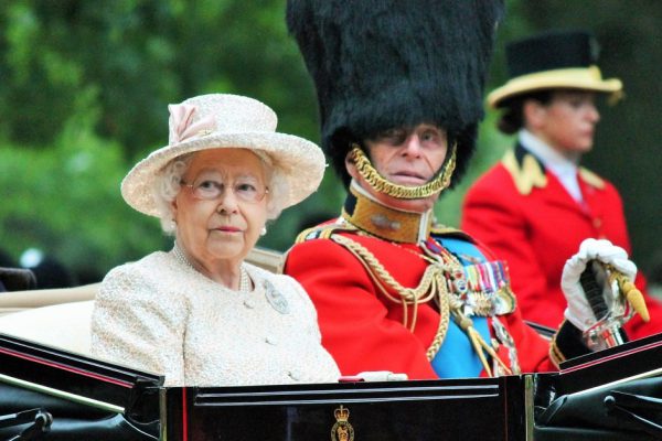 LONDON, UK - JUNE 13: The Royal Family appears during Trooping the Colour ceremony, on June 13, 2015 in London, England, UK