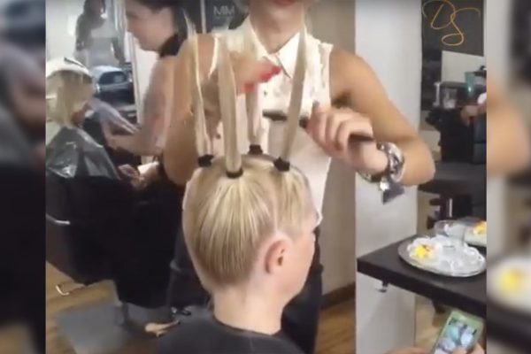 Только взгляни на эту шикарную стрижку! Нужно всего лишь сделать 4 хвостика…