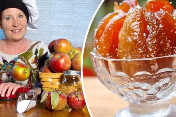 Подсмотрел, как теща готовит сухое киевское варенье, мировая заготовка из яблок