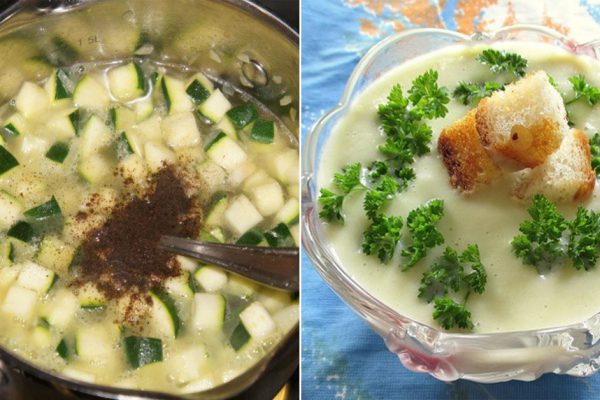 Рецепт супа из кабачков