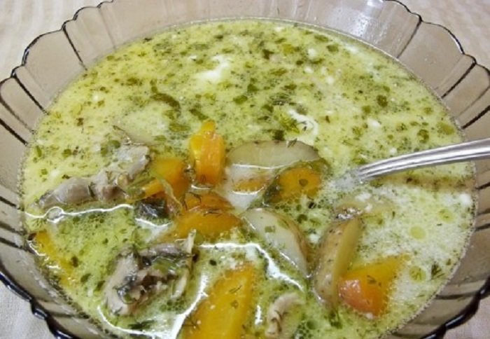картофельный суп вегетарианский