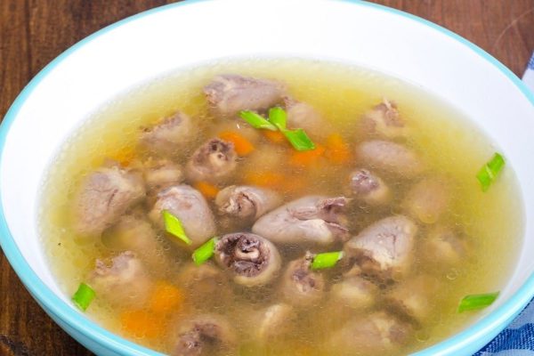 Инструкция по приготовлению супа с вермишелью и куриными сердечками