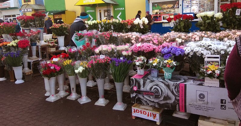 красивый букет на 8 марта