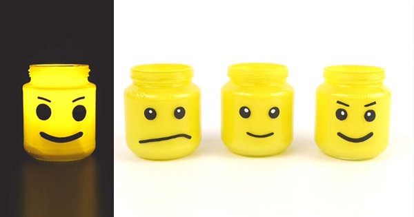 Для всех фанатов LEGO: этот оригинальный светильник из банки добавит новизны домашнему декору.