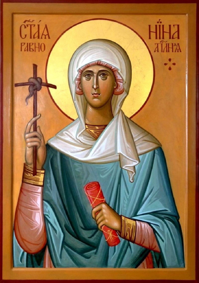 Святой равноапостольной нины. Икона равноап Нины просветительницы Грузии.