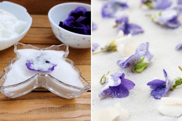 Как засахарить цветы в домашних условиях