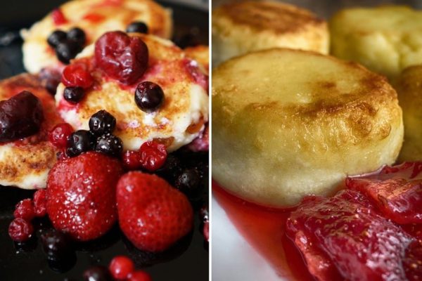 Инструкция по приготовлению сырников с клубникой и вкуснейшим соусом