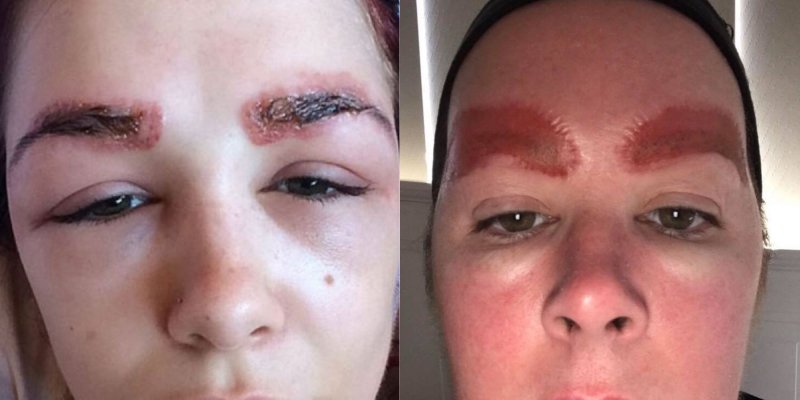 техника перманентного макияжа бровей