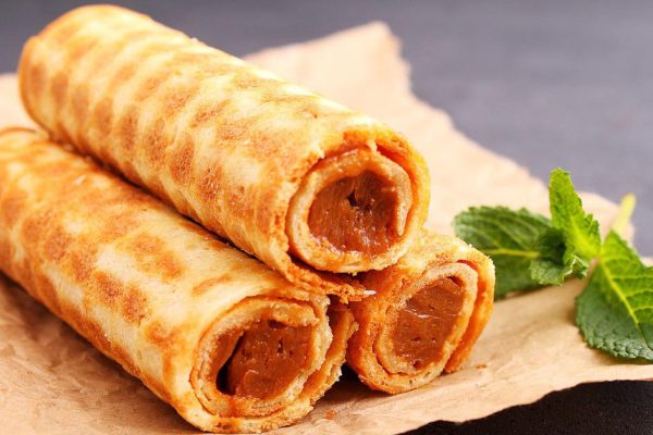 Приготовление вафельных трубочек без вафельницы