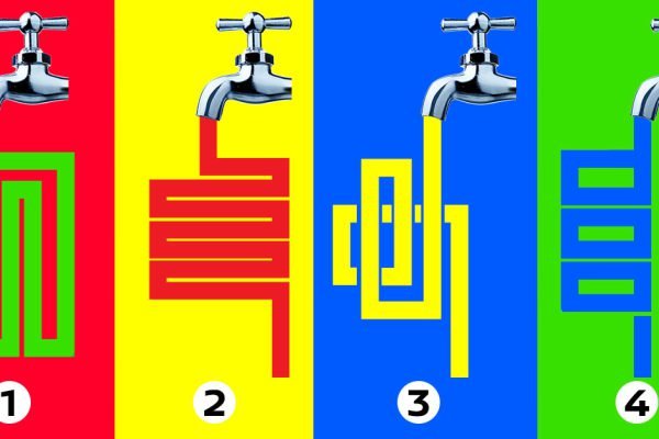 Необычный тест, который покажет, насколько ты сообразителен, нужно лишь выбрать кран, из которого вода потечет быстрее всего