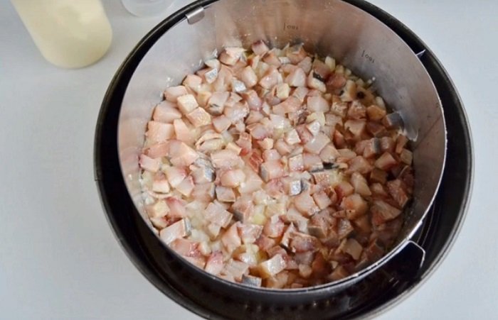 вкусный селедочный чизкейк