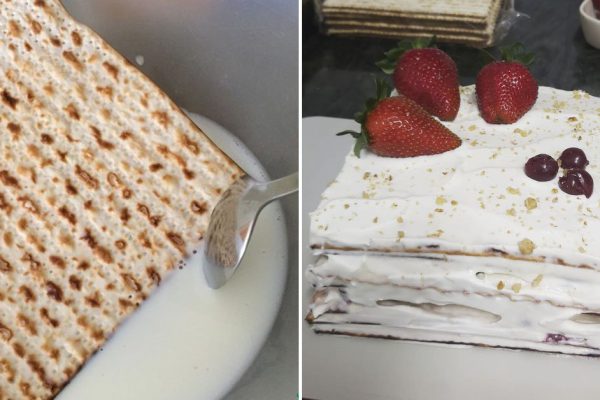 Легкий и нежный «Наполеон» на маце по рецепту еврейской хозяйки Марьям