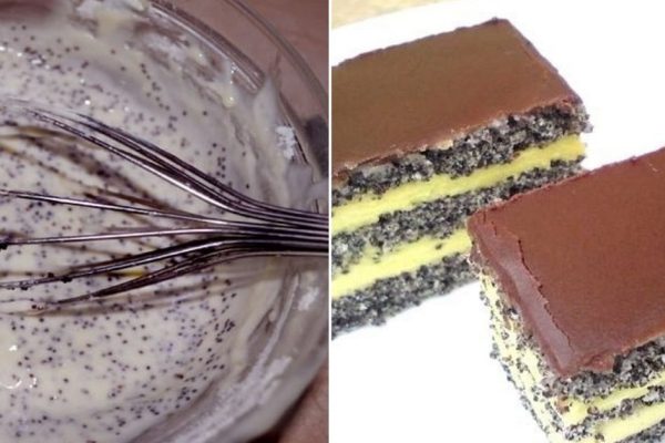 Рецепт макового торта с шоколадом