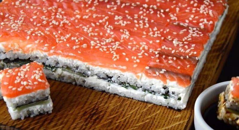 торт-суши в домашних условиях