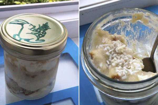 Повар выкрал у конкурента рецепт десерта «Пина колада», каждому гостю досталось по баночке