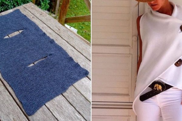 Как сделать трикотажный жилет без единого шва