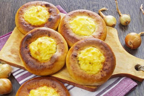 Рецепт ватрушки на заливном тесте