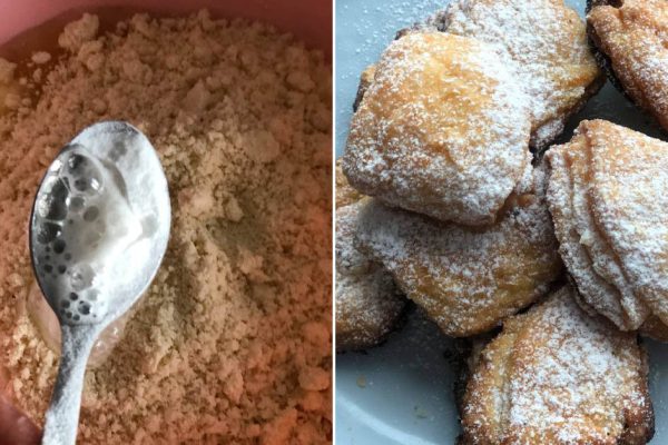 В тесте нет ни грамма сахара, но от творожных «Треугольничков» домашних не отогнать