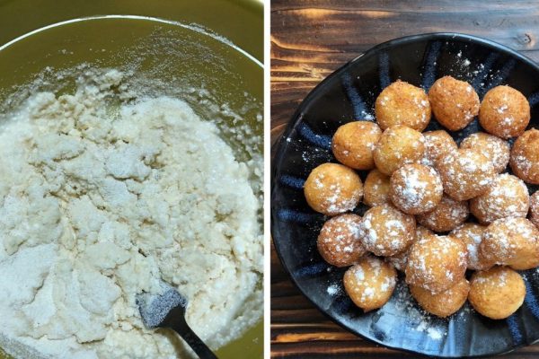 Инструкция по приготовлению творожных шариков в сахарной пудре