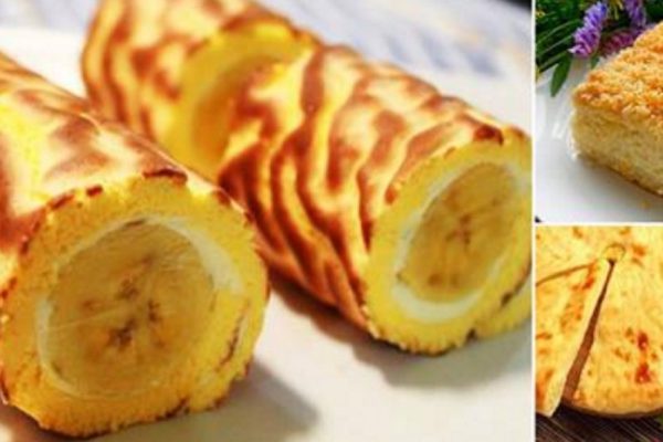 Быстрый творожный рулет к чаю. Понадобится всего 20 минут для приготовления!