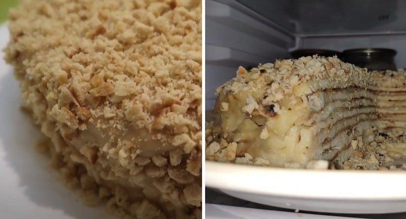 творожный торт на сковороде