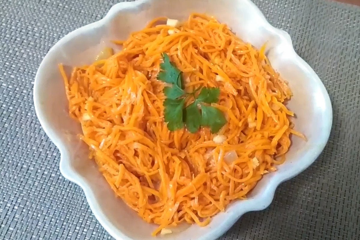 Приготовила на пробу тыкву по-корейски, в тысячу раз вкуснее обычной морковки по-корейски