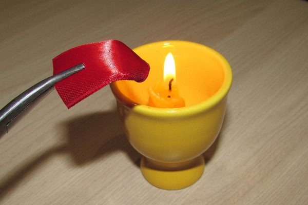 Как сделать тюльпаны из атласных лент