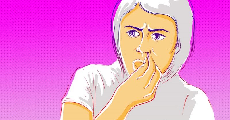 волосы в носу