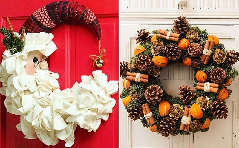 украсить двор на новый год