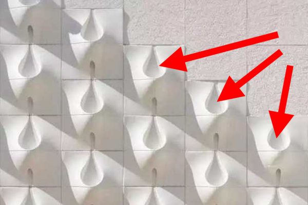 Строители нацепили на стену странные панели. Когда пойдет дождь, начнется волшебство…