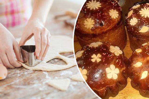 Украшения из теста всегда выглядят опрятно на куличах, знаю секрет, как их правильно прикреплять