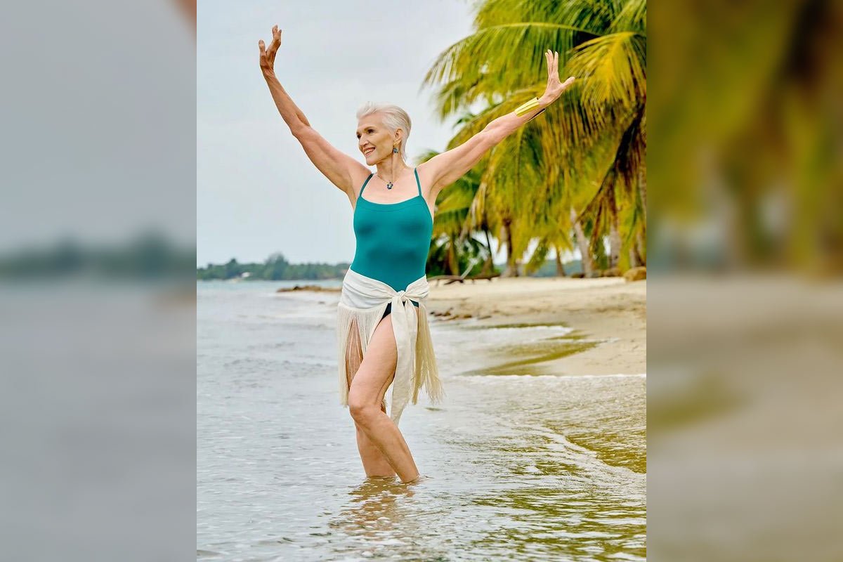 74-летняя Мэй Маск в купальнике затмевает юных моделей своей красотой Вдохновение,Звезды,Знаменитости,Красота,Мода,Модель,Слава,Стиль
