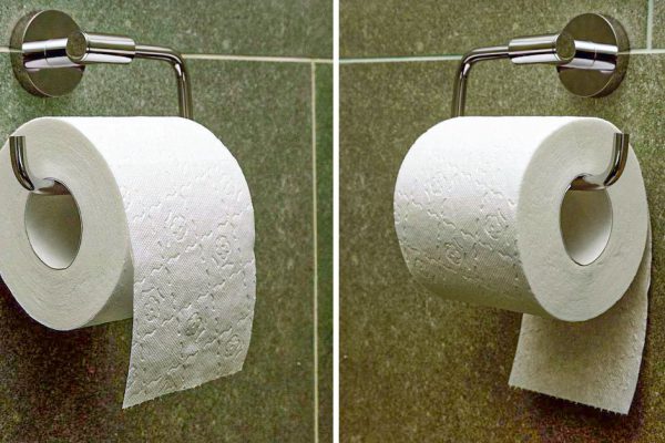 Дискуссия о том, какой стороной нужно подвешивать рулон туалетной бумаги, разделила сотрудников на 2 лагеря