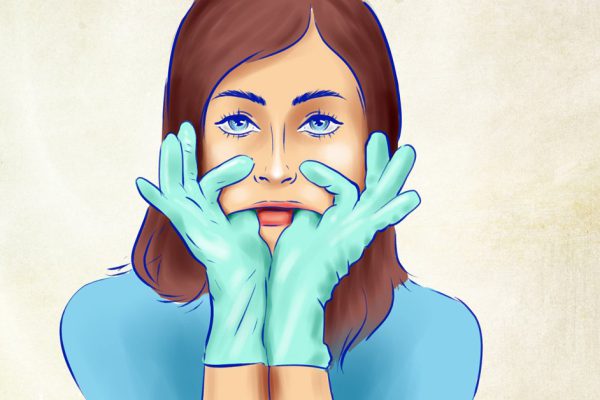 Как разгладить носогубные складки и сделать щеки упругими